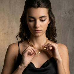 CHOKER CHUNKY SKRZYDŁA- R.R.26