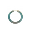 CHOKER Z TURKUSOWYMI KRYSZTAŁAMI- R.R.26 BIŻUTERIA Z MOSIĄDZU W STYLU GLAMOUR