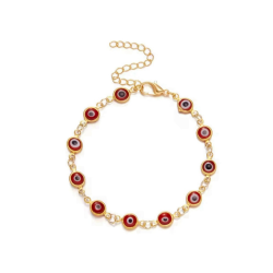 BRANSOLETKA DZIECIĘCA- TINY CHARM RED JEJ PIERWSZA BIŻUTERIA