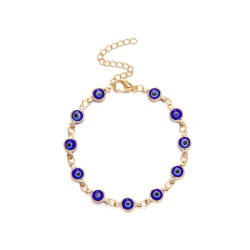 BRANSOLETKA DZIECIĘCA- TINY CHARM DARK BLUE. PIERWSZA BARNSOLETKA DLA DZIEWCZYNKI