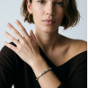 BRANSOELTKA BANGLE TŁOCZONA Z KRYSZTAŁAMI- BS.C