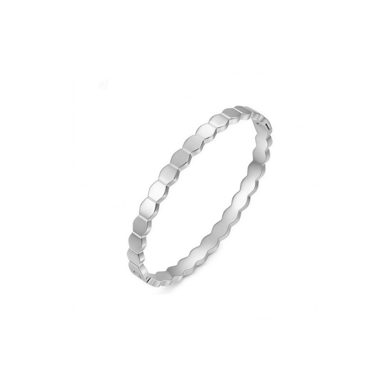 BRANSOLETKA BANGLE GRAWEROWANA- BS.C BIŻUTERIA ZE STALI SZLACHETNEJ SZTYWNA BANGLE OTWIERANA