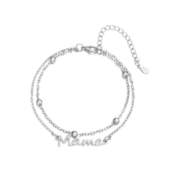 BRANSOLETKA PODWÓJNA MAMA- THE MOMENT