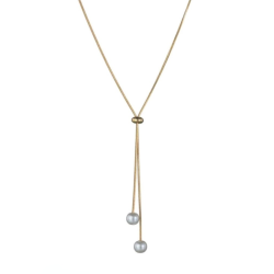 NASZYJNIK REGULOWANY Z PERŁMI- URBAN CHIC