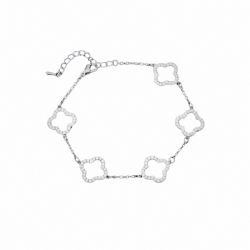 BRANSOLETKA KONICZYNA PAVE Z KWARCEM- REBEL QUEEN