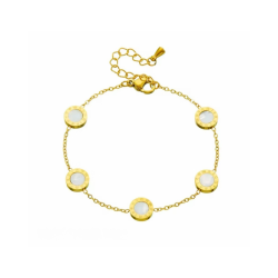 BRANSOLETKA Z MASĄ PERŁOWĄ- URBAN CHIC