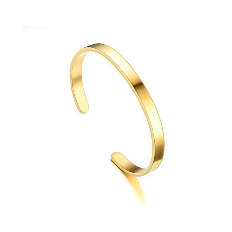 BRANSOLETKA MANKIETOWA ZE STALI SZLACHETNEJ- CUFF BRANSOLETKA MANKIETOWA ZE STALI SZLACHETNEJ- CUFF