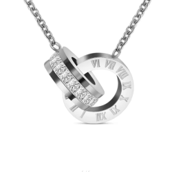 ŁAŃCUSZEK I ZAWIESZKA KOŁA Z KRYSZTAŁAMI- URBAN CHIC