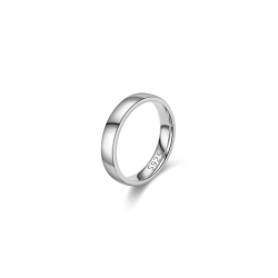 OOBRĄCZKA Z TYTANU- CLASIC SILVER