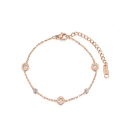 BRANSOLETKA Z KRYSZTAŁAMI- URBAN CHIC