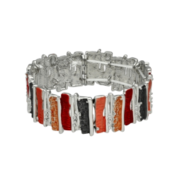 BRANSOLETKA Z WIELOKOLOROWĄ EMALIĄ- STATEMENT PIECES