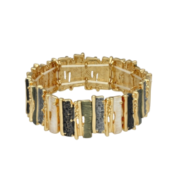 BRANSOLETKA Z WIELOKOLOROWĄ EMALIĄ- STATEMENT PIECES