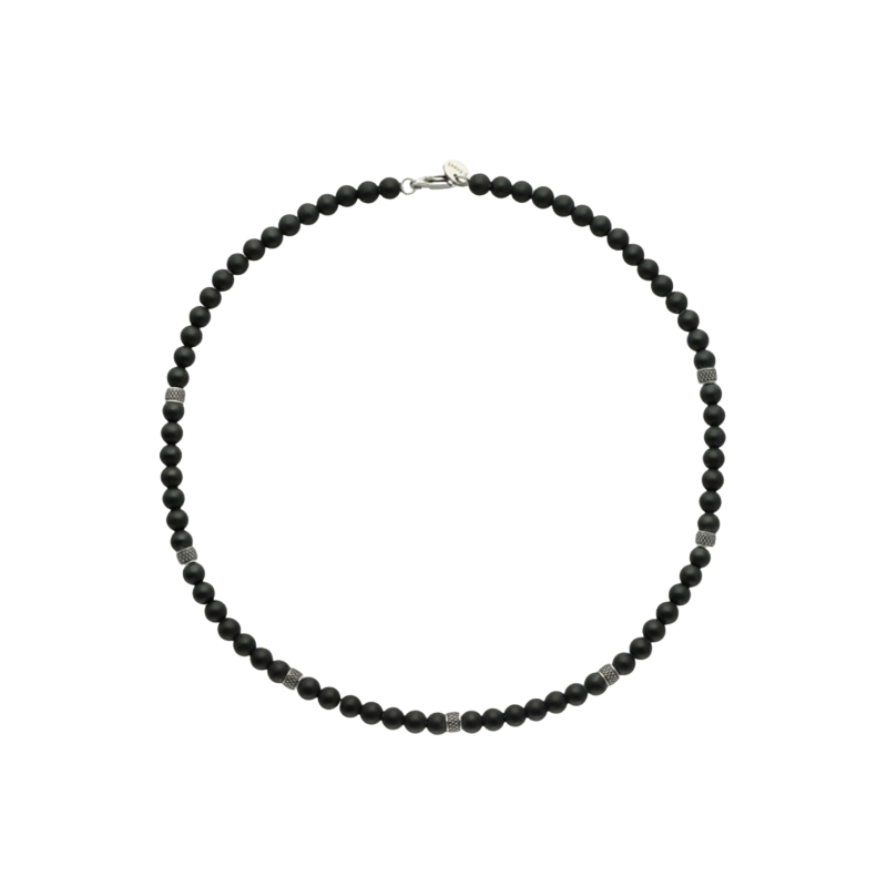 NASZYJNIK Z AGATAMI- RAW