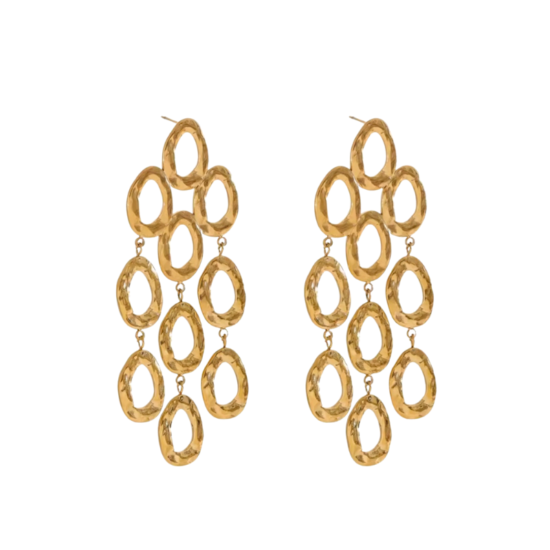 KOLCZYKI MŁOTKOWANE- STATEMENT PIECES