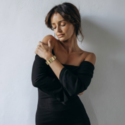 BRANSOLETKA Z WIELOKOLOROWĄ EMALIĄ- STATEMENT PIECES