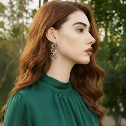 KOLCZYKI MŁOTKOWANE- STATEMENT PIECES