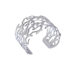 BRANSOLETKA CUFF RAFA SREBRNA- STATEMENT PIECES