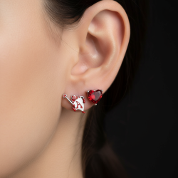 KOLCZYKI MATCHED WONDERLAD- REBEL QUEEN