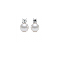 KOLCZYKI Z CYRKONIĄ I PERŁĄ SŁODKOWODNĄ- THE MOMENT BIŻUTERIA ŚLUBNA NA PREZENT NA KOMUNIĘ WESELE ZE SREBRA ELEGANCKIE SZTYFT