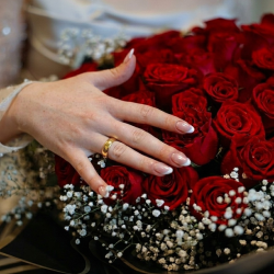 OOBRĄCZKA KLASYCZNA ZŁOTA- THE MOMENT