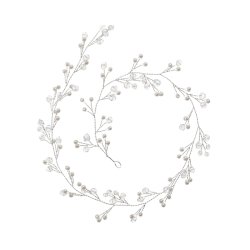 WIANEK ELASTYCZNY BIŻUTERIA DO WÓSÓW- THE MOMENT NA KOMUNIIĘ LUB ŚLUB OZDOBA DO WŁOSÓW Z PERŁAMI