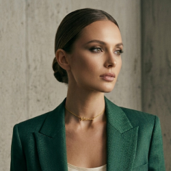 NASZYJNIK MAMA ZŁOTY- THE MOMENT